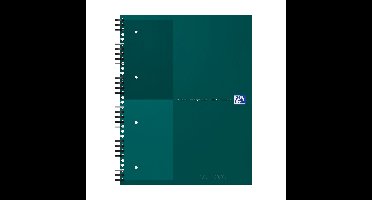 Spiraalblk oxf international notebk a4+ lijn groen | 5 stuks