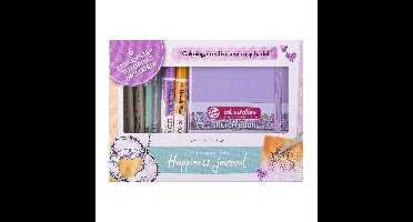 Journal royal talens set 8delig paars