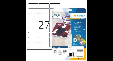 Veiligheidsetiket herma 4233 63.57x29.6mm wt 675st