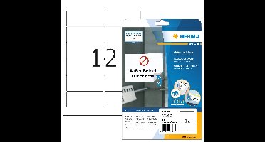 Etiket herma 4348 96x42.3mm wit 300st