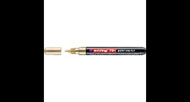Paintmarker edding 791 alcoholbasis 1-2mm goud