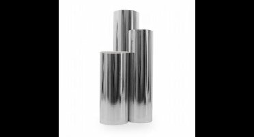 Cadeaupapier 50cm dessin 2054 zilver metallic