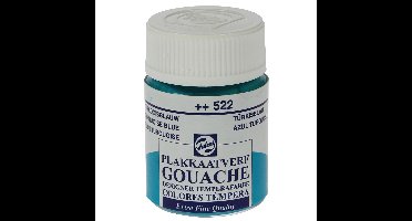 Talens plakkaatverf Extra Fijn flacon van 16 ml, turkooisblauw