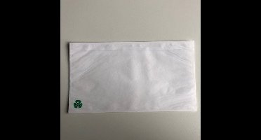 Paklijst-envelop papier DL blanco