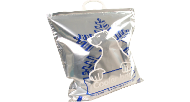 Tas | LDPE | platte handgreep | 45x45cm | koeldraagtas | 100 stuks