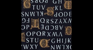 Cadeaupapier - Geschenkpapier - Bookprint on mat navy 50 cm