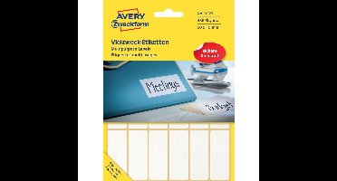 Avery Zweckform 3327 universele etiketten ft 50 x 19 mm (b x h), 486 etiketten, wit