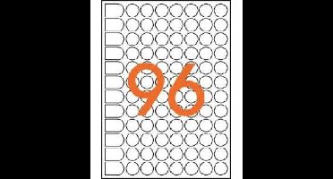Apli mapje permanent rond 15 mm 1536stuk