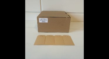 Manilla labels 45x90 mm nr. 3 1000 stuks
