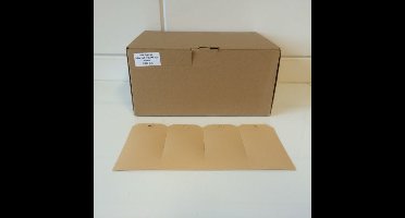 Manilla labels 70x140 mm nr. 8 1000 stuk - 3 stuks