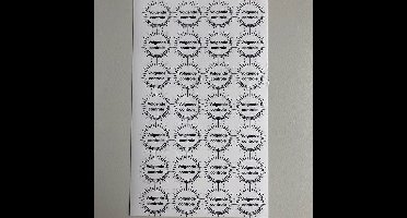 Etiket 20mm - volgende controle - 28stuk