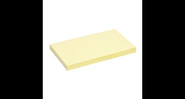 Memoblok quantore 76x127mm geel | 6 stuks