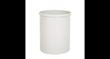 Papierbak rond 15ltr grijswit