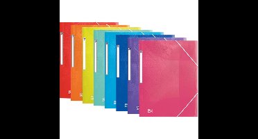 Oxford Urban elastomap, voor ft A4, geassorteerde transparante kleuren