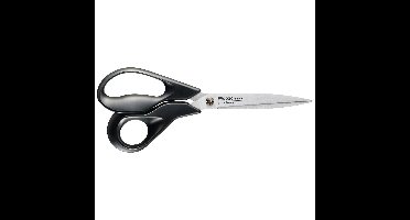 Maped schaar Advanced, ft 21 cm, rechts, scherpe punt, RVS, zwart, blister van 1 stuk
