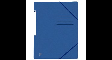 Elastomap oxford top file a4 3 kleppen 390gr blauw | 10 stuks