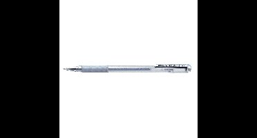 Gelschrijver pentel k118 grip m zilver
