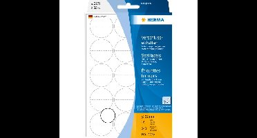 Etiket herma 2279 32mm transparant 240st