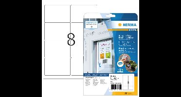 Etiket herma 4575 99.1x67.7mm folie wit 160st