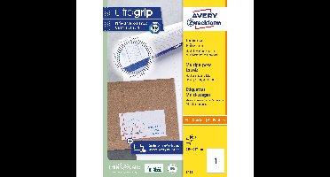 Etiket avery 3478 210x297mm a4 wit 100st | 5 stuks