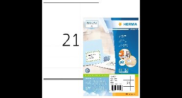 Etiket herma 4451 70x42mm premium wit 2100st