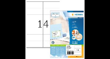 Etiket herma 4452 105x42mm premium wit 1400st