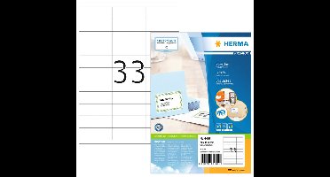 Etiket herma 4455 70x25.4mm premium wit 3300st