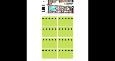 Etiket herma 3775 26x40mm diepvries groen 48st