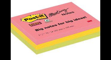 3M 86456SSEU zelfklevend notitiepapier Rechthoek Meerkleurig 70 vel Zelfplakkend