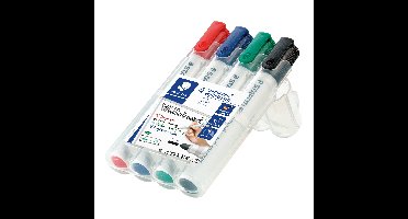 Whiteboardmarker staedtler lumo 351 4st ass