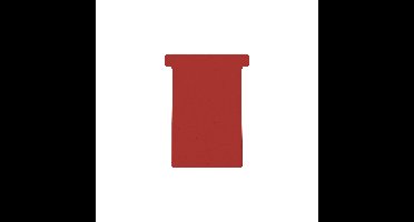 T-kaart djois formaat 3 77mm rood 100st