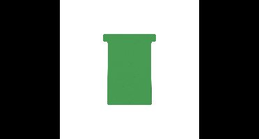 T-kaart djois formaat 3 77mm groen 100st