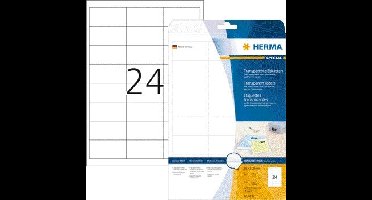 Etiket herma 4681 66x33.8mm transparant 600st