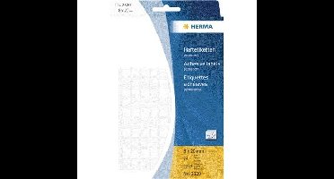 Etiket herma 2320 8x20mm wit 2240st