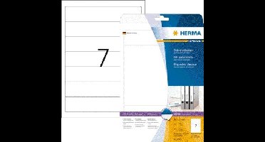 Rugetiket herma 5090 smal 38x192mm zelfklevend wit