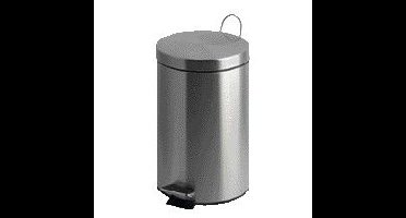 Pedaalemmer v-part 20 liter mat rvs