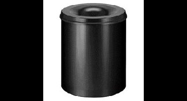 Papierbak+vlamdover vepabins 80liter 47cm zwart