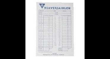 Scoreblok klaverjas 50 vel