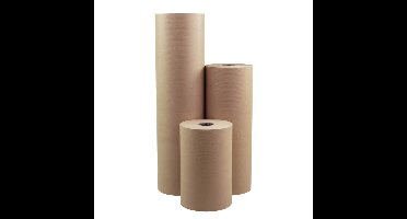 Kraftpapier op rol 140 cm x 222 meter 90 gram/m2 bruin