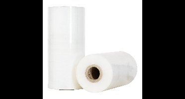 Machinewikkelfolie 17 micron 50 cm x 1841 meter 300% voorrek transparant