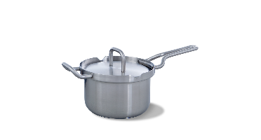Q-linair Master steelpan 16 cm met deksel