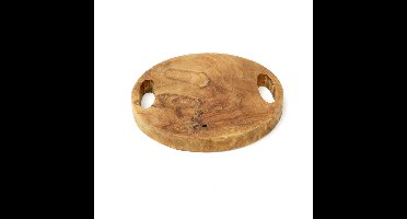 Bazar Bizar De Teak Wortel Dienblad - S