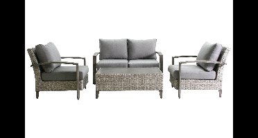 SenS-Line: Bradley Aluminium Loungeset - Grijs