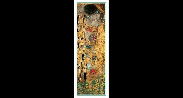 Kunstdruk Gustav Klimt - The Kiss 25x70cm