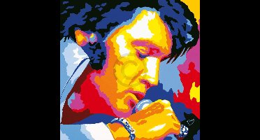 Kunstdruk Vladimir Gorsky - Elvis 85x85cm