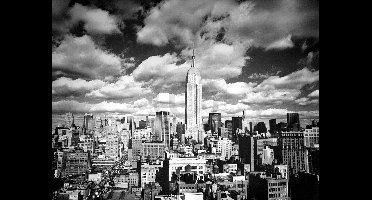Kunstdruk Henri Silberman - Sky over Manhattan 80x60cm
