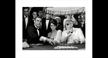Kunstdruk James Bond - Thunderball Casino 80x60cm
