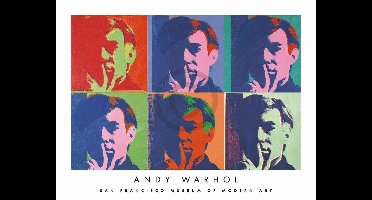 Kunstdruk Andy Warhol - A Set of Six Self-Portraits 86x66cm