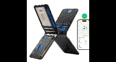Geo Card Holder - Black Carbon Fiber