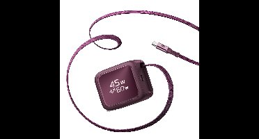 Xtend 45W Retractable Charger - US Plug - Burgundy